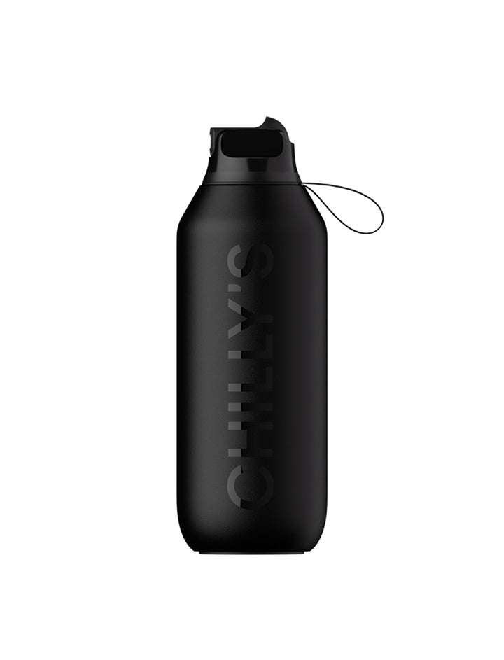 Chillys Series 2 Flip Bottle 500ml Abyss Black Chillys Bottles