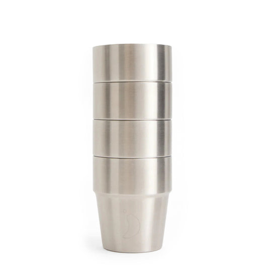 Chillys Stackable Cups Set of 4 300ml Stainless Steel - pam pam