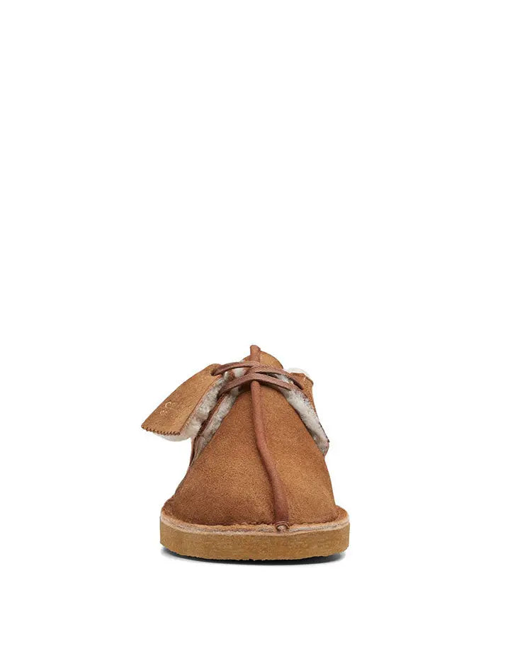 Clarks Originals Desert Trek Warmlined Shoes Tan Clarks Originals