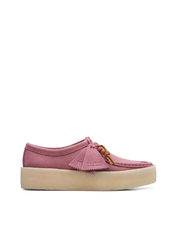 Clarks Originals Wallabee Cup Shoes Pink Nubuck Clarks Originals