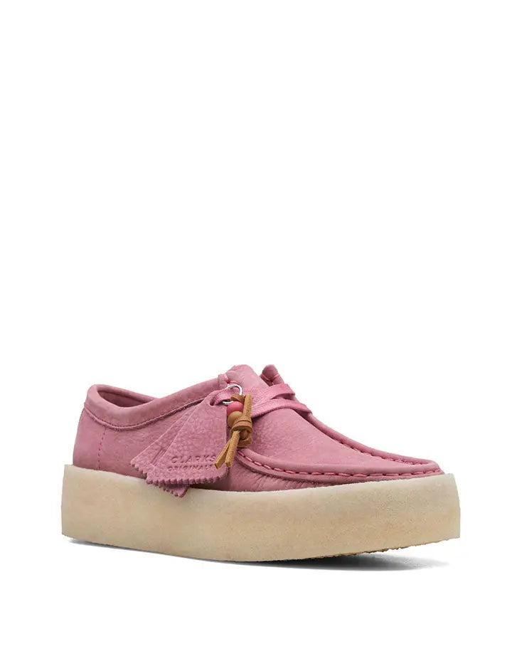 Clarks Originals Wallabee Cup Shoes Pink Nubuck Clarks Originals