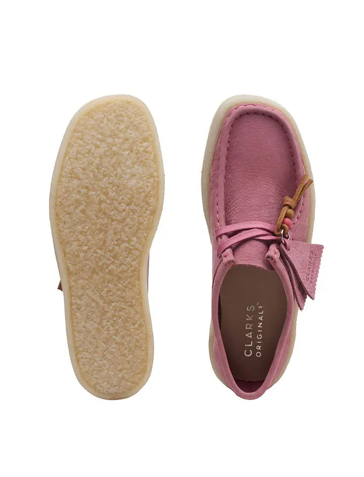 Clarks Originals Wallabee Cup Shoes Pink Nubuck Clarks Originals