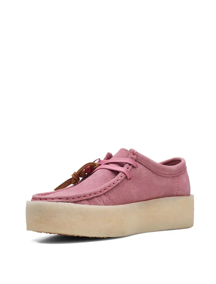 Clarks Originals Wallabee Cup Shoes Pink Nubuck Clarks Originals