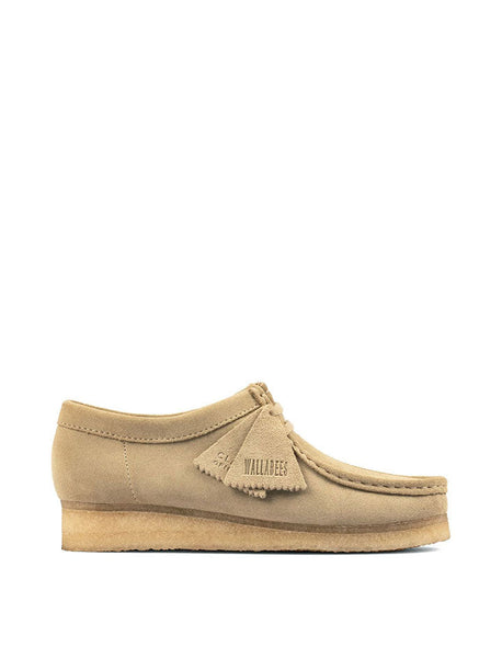 Clarks Originals Wallabee Shoes Maple Suede - Womenswear