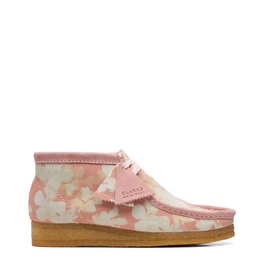 Clarks Originals Wallabee Boot Pink Floral