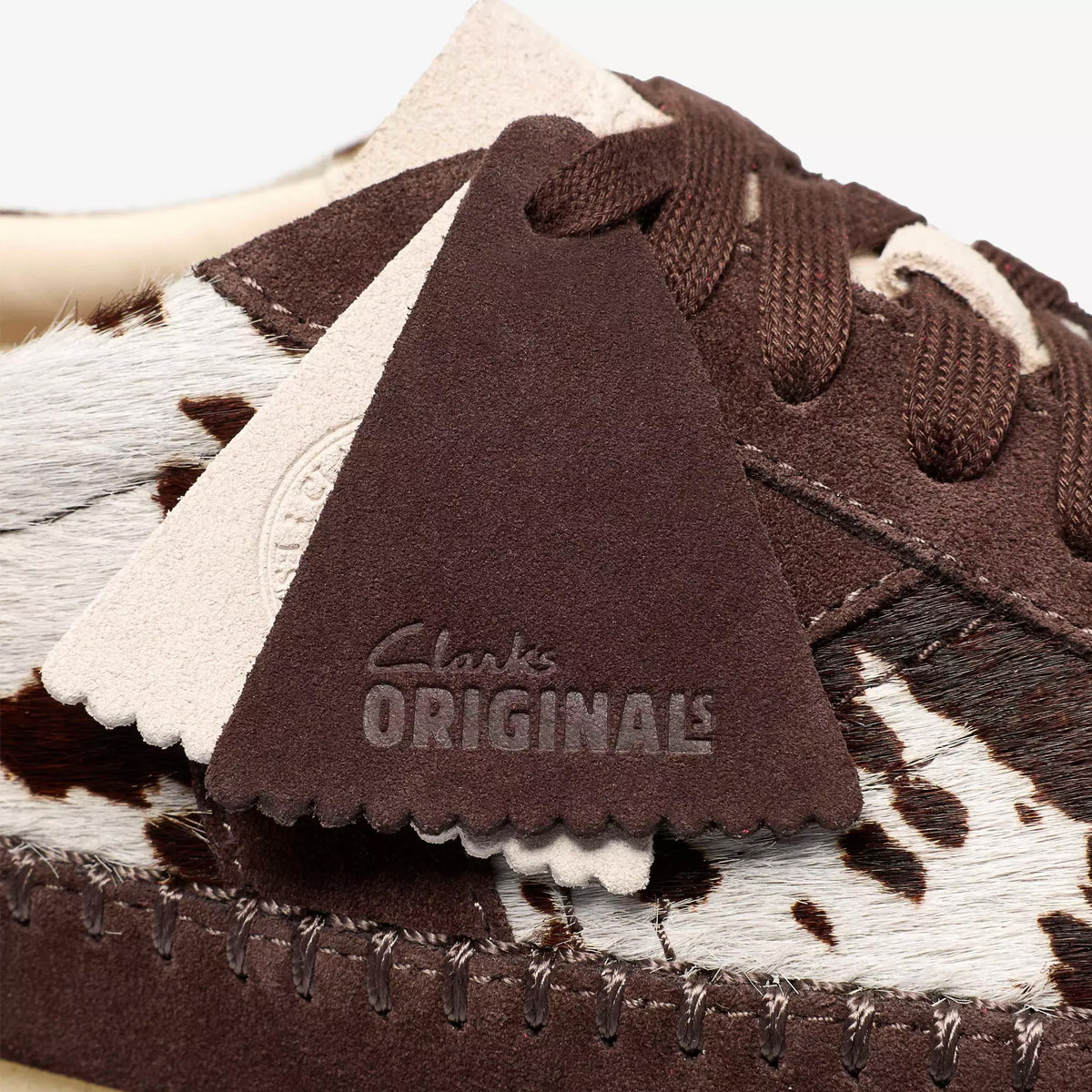 Clarks Originals Womens Tor Low Brown Cow Print