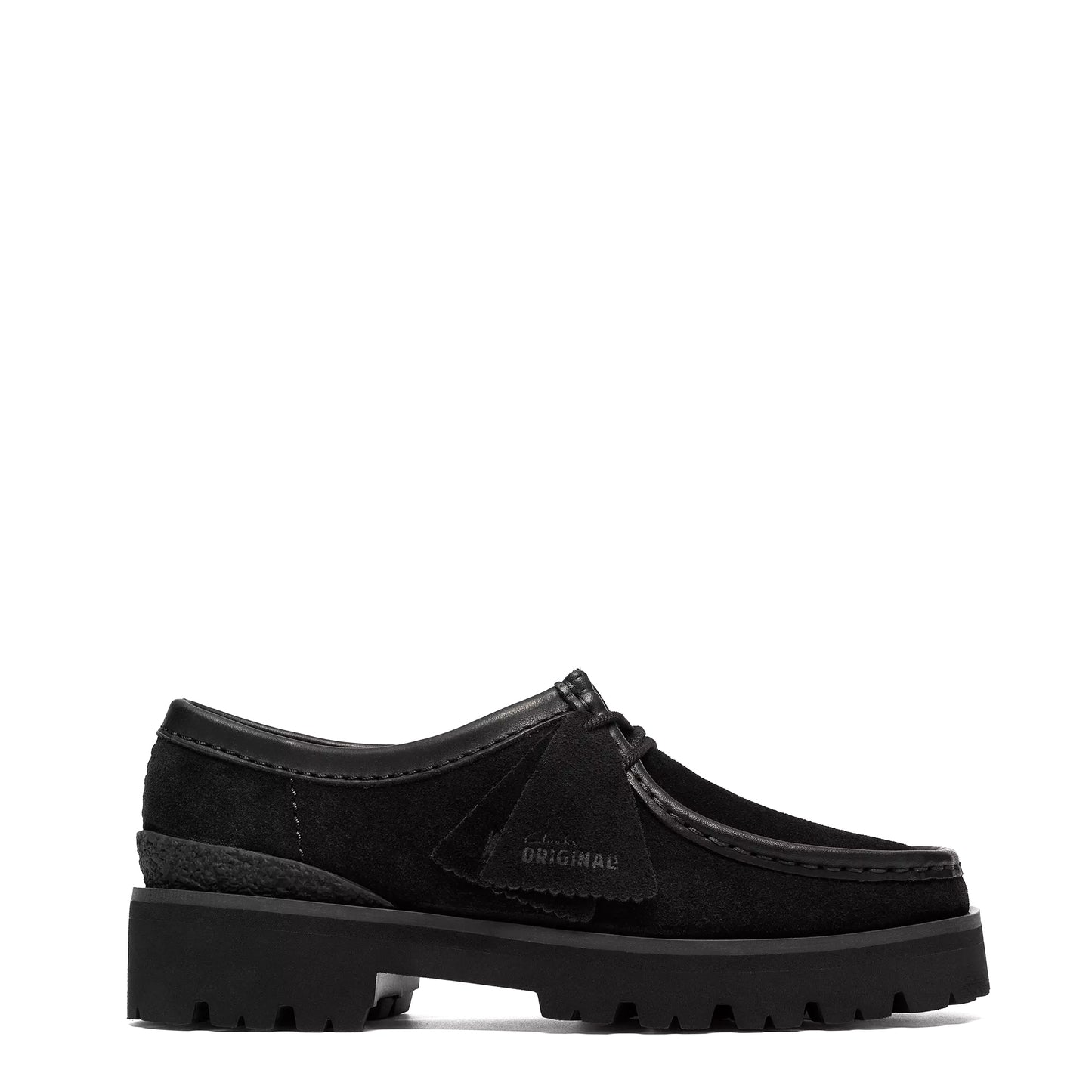Clarks Originals Womens Walla Yukoner Shoe Black Combi Suede