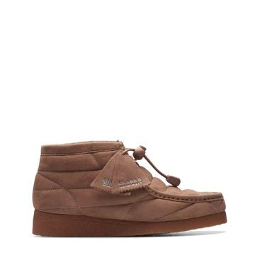 Clarks Originals Womens Wallabee Boot Burnt Brick Suede - pam pam