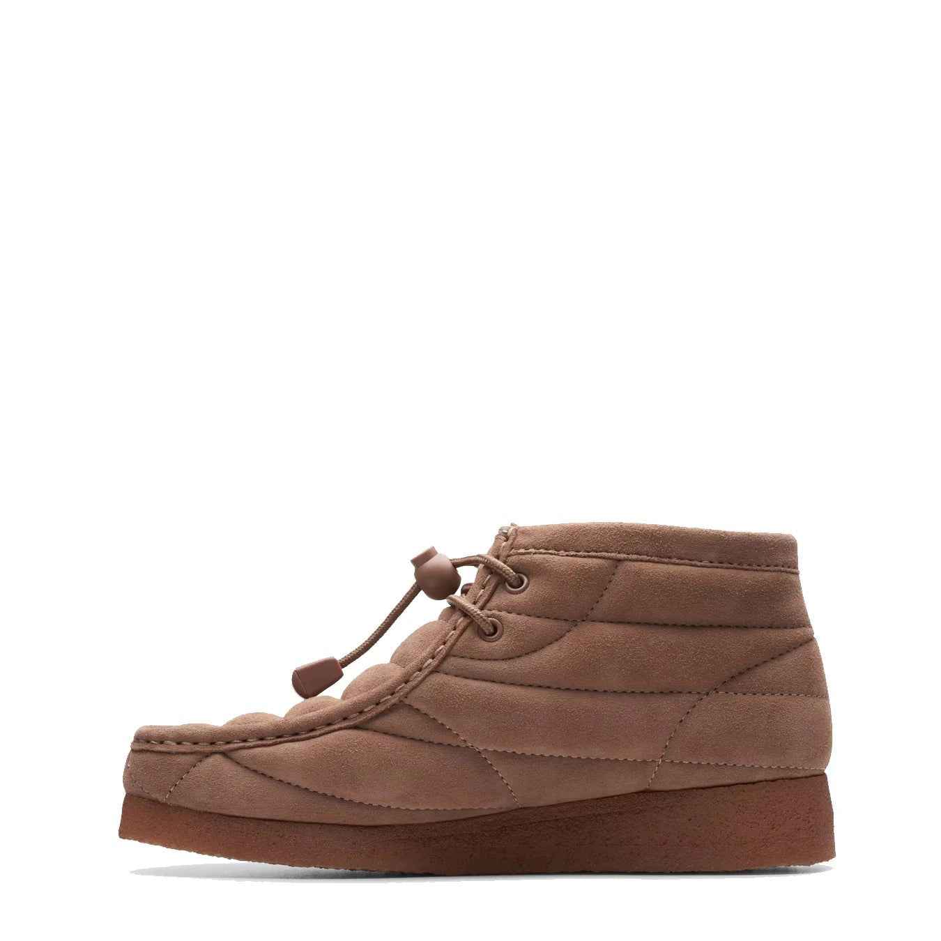 Clarks Originals Womens Wallabee Boot Burnt Brick Suede - pam pam