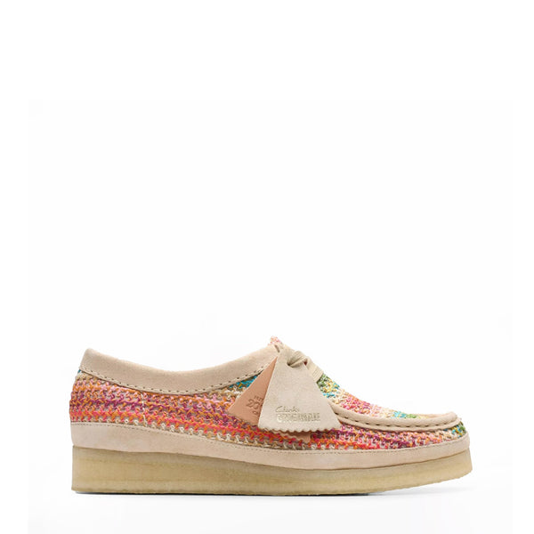 [美品]CLARKS Clarks Originals Womens Wallabee Multi Raffia | pam pam
