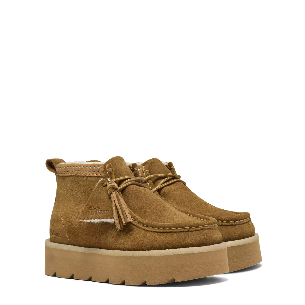 Clarks Womens Meare Walla Mid Brown Interest