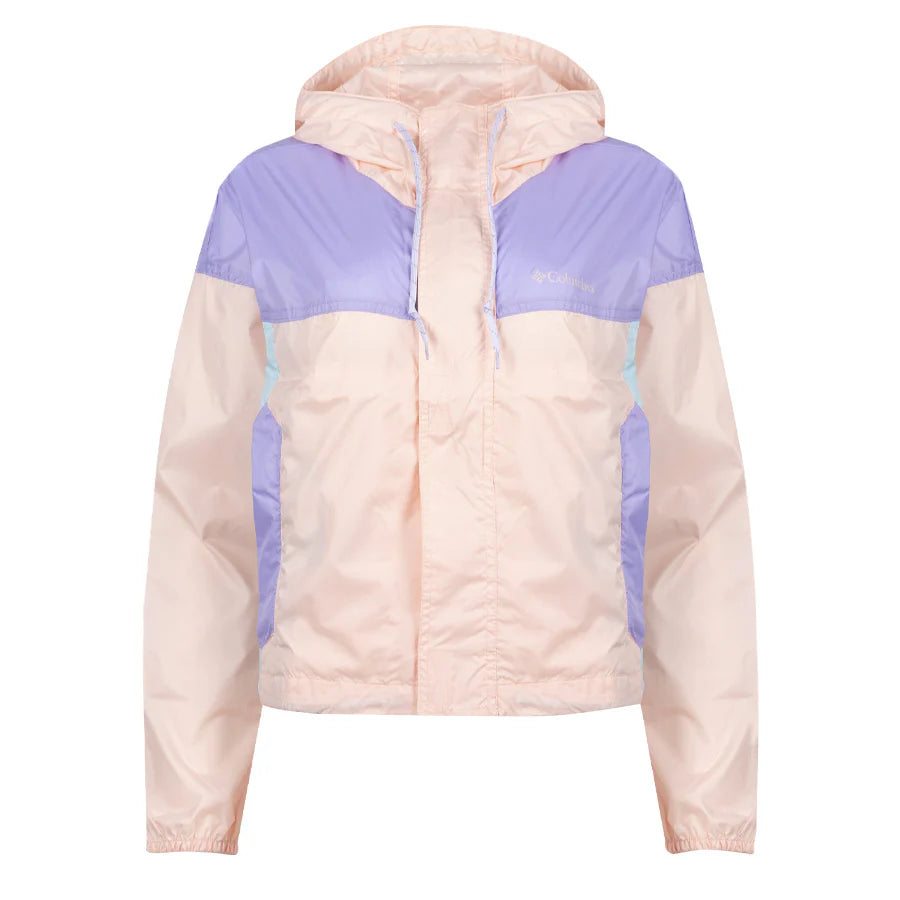 Columbia Flash Challenger Cropped Windbreaker Peach Blossom / Frosted