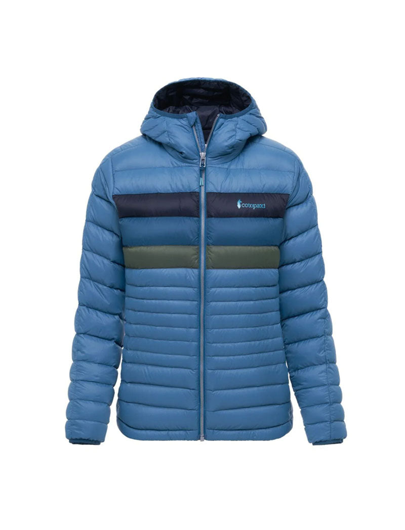 Cotopaxi Fuego Down Hooded Jacket Denim / Stripes