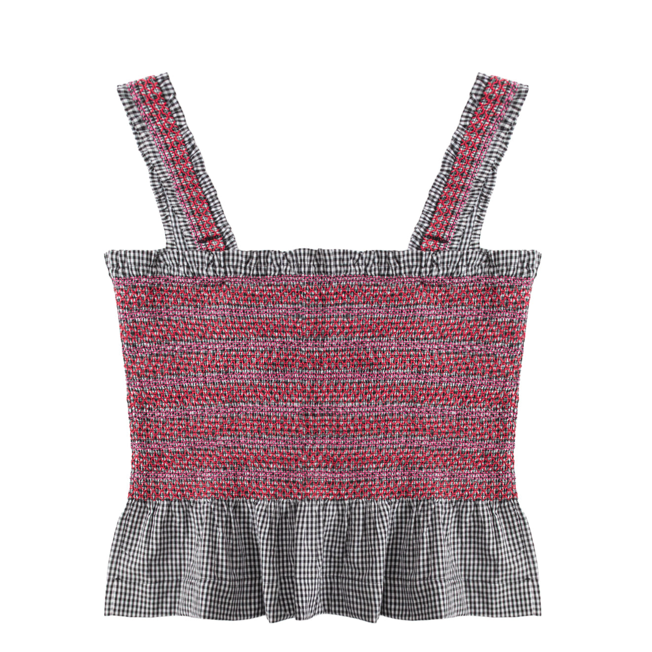 Damson Madder Ami Cami Black & White Gingham