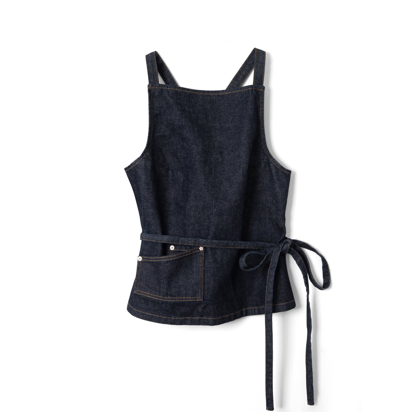 Damson Madder Annabelle Apron Top Indigo