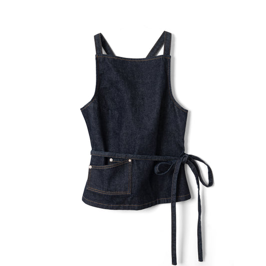 Damson Madder Annabelle Apron Top Indigo