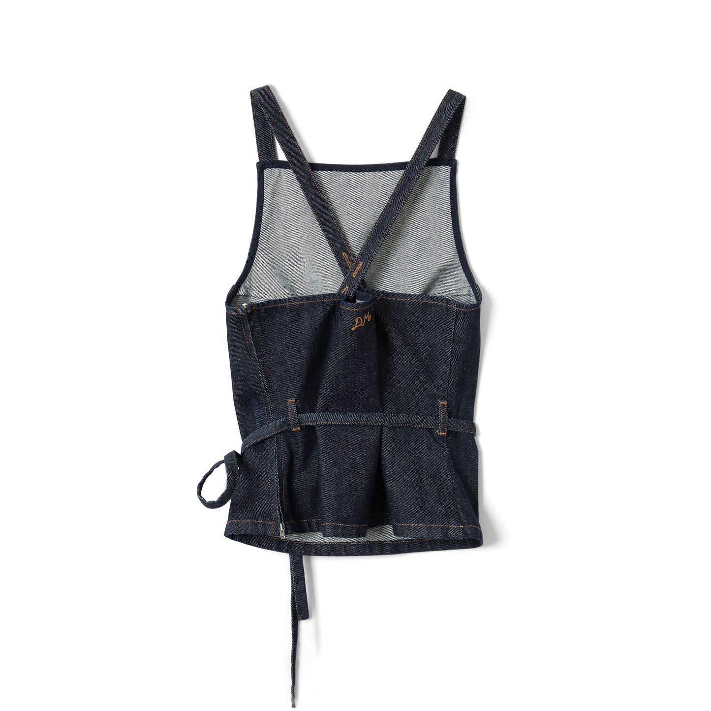 Damson Madder Annabelle Apron Top Indigo