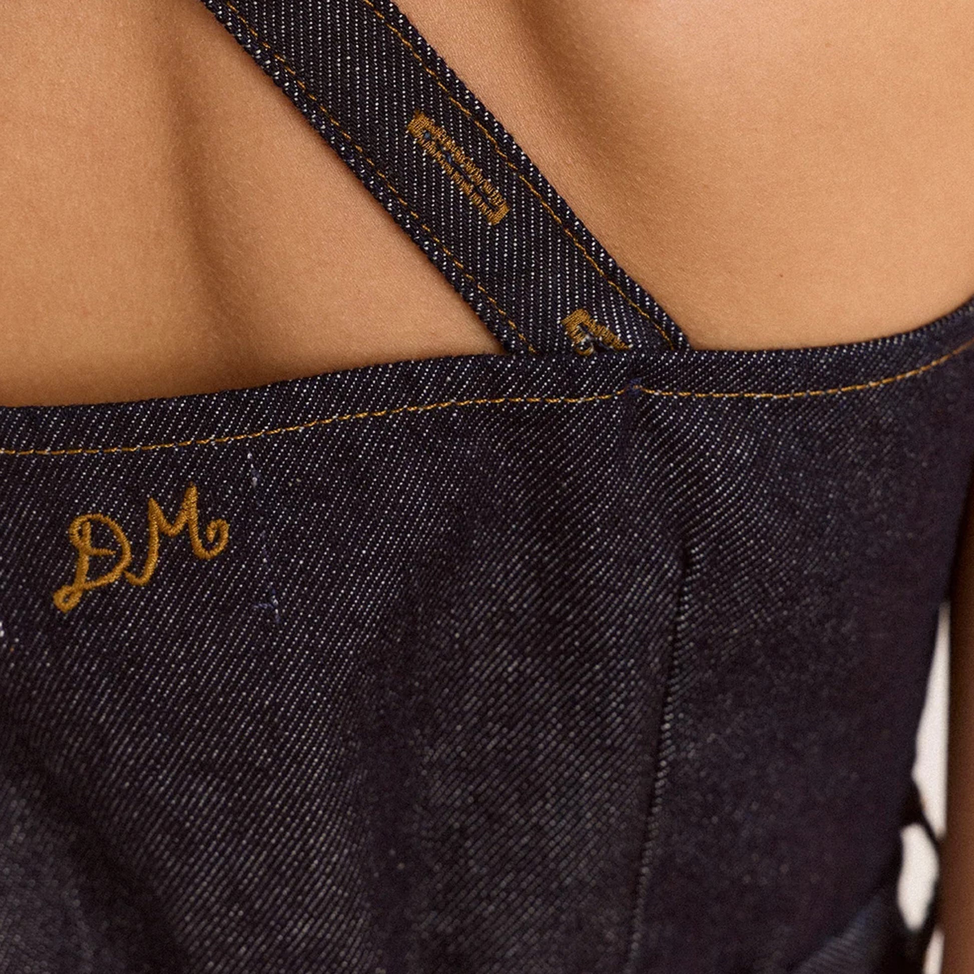 Damson Madder Annabelle Apron Top Indigo