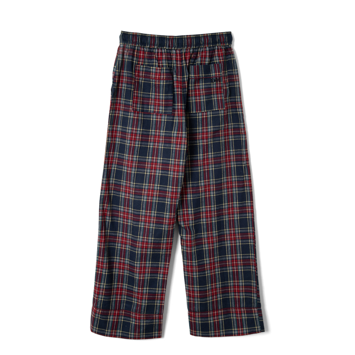 Damson Madder Antonella Flannel Pj Set Tawny Check Malbec