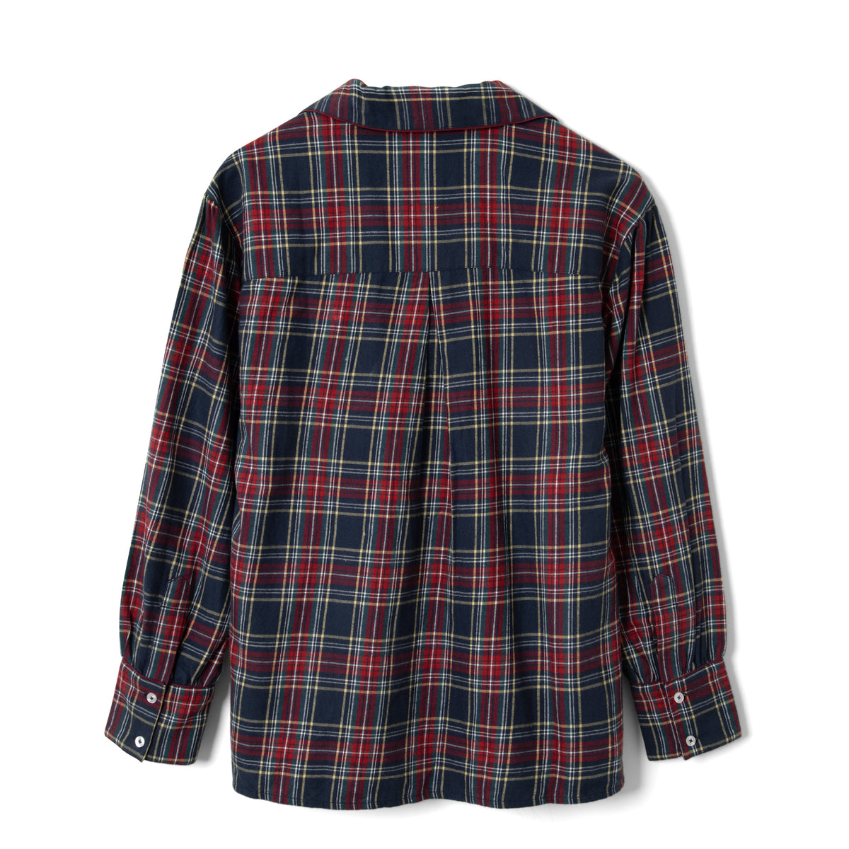 Damson Madder Antonella Flannel Pj Set Tawny Check Malbec