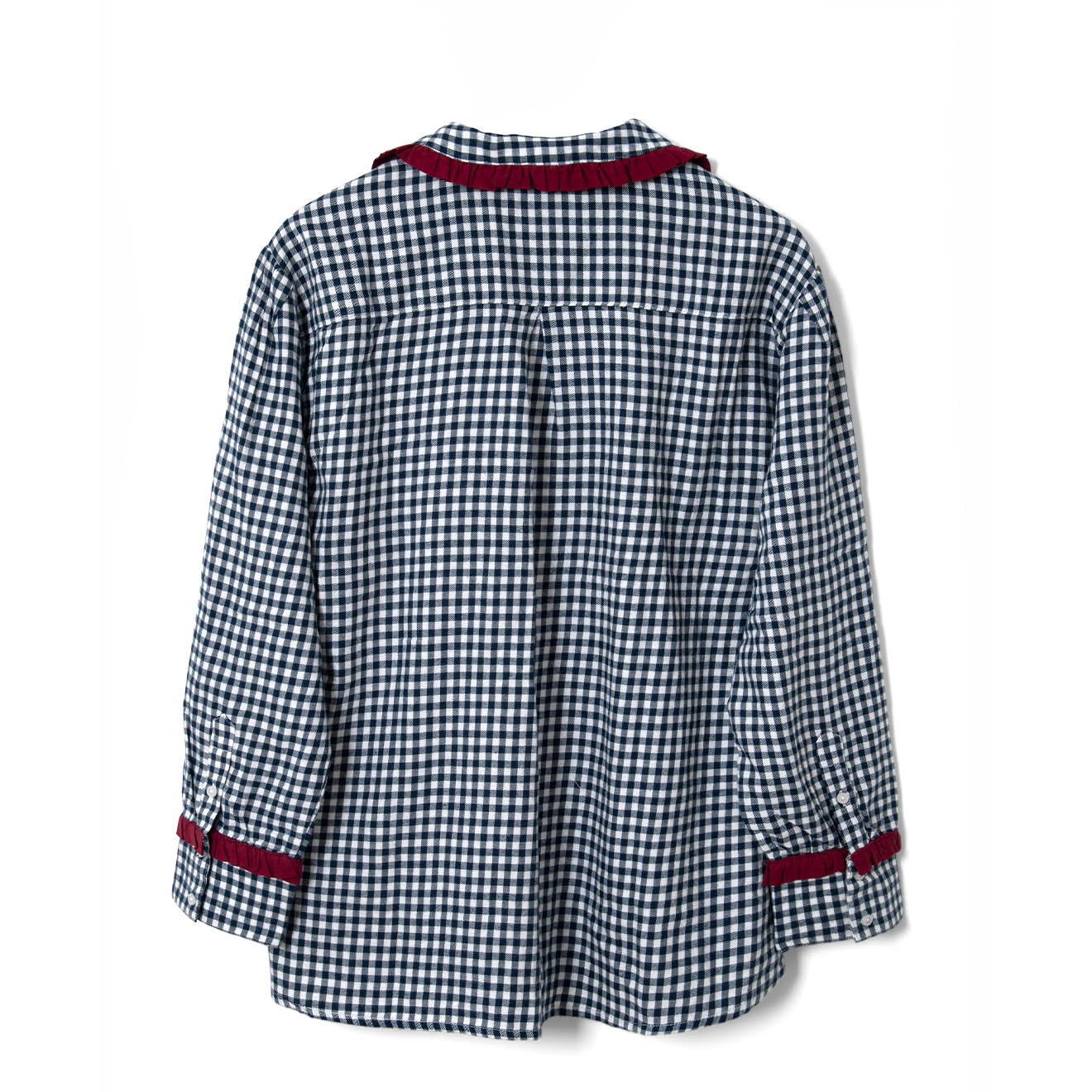 Damson Madder Antonia Pyjama Set Navy Gingham - pam pam 