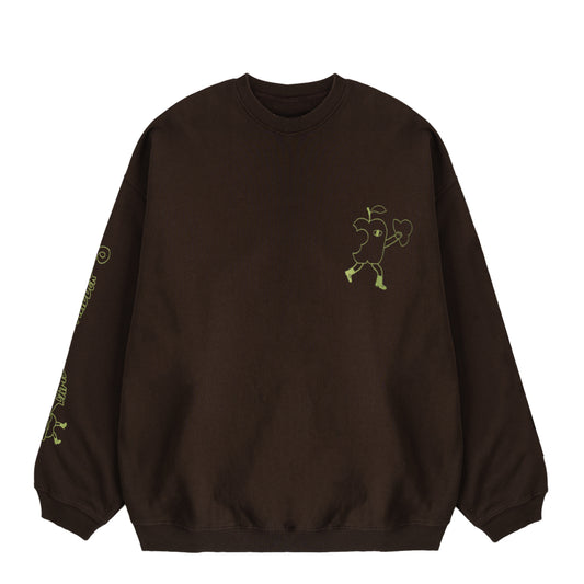 Damson Madder Apple Peel Sweatshirt Choc