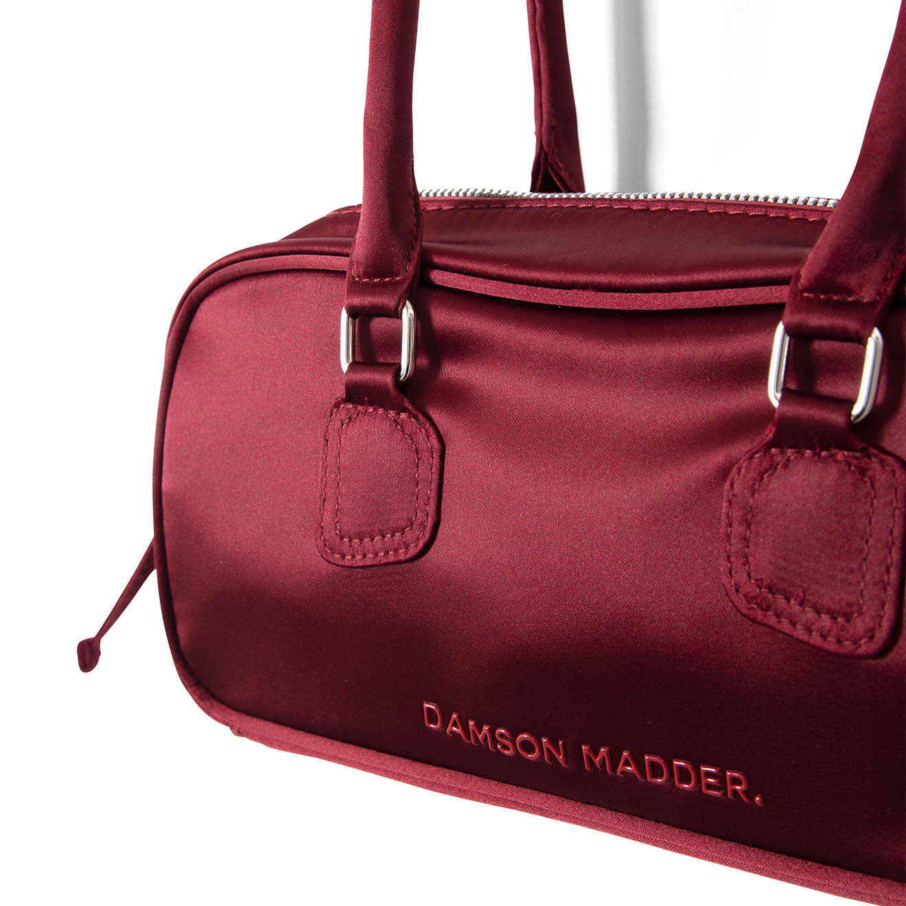 Damson Madder Benny Mini Bowler Burg Satin - pam pam 