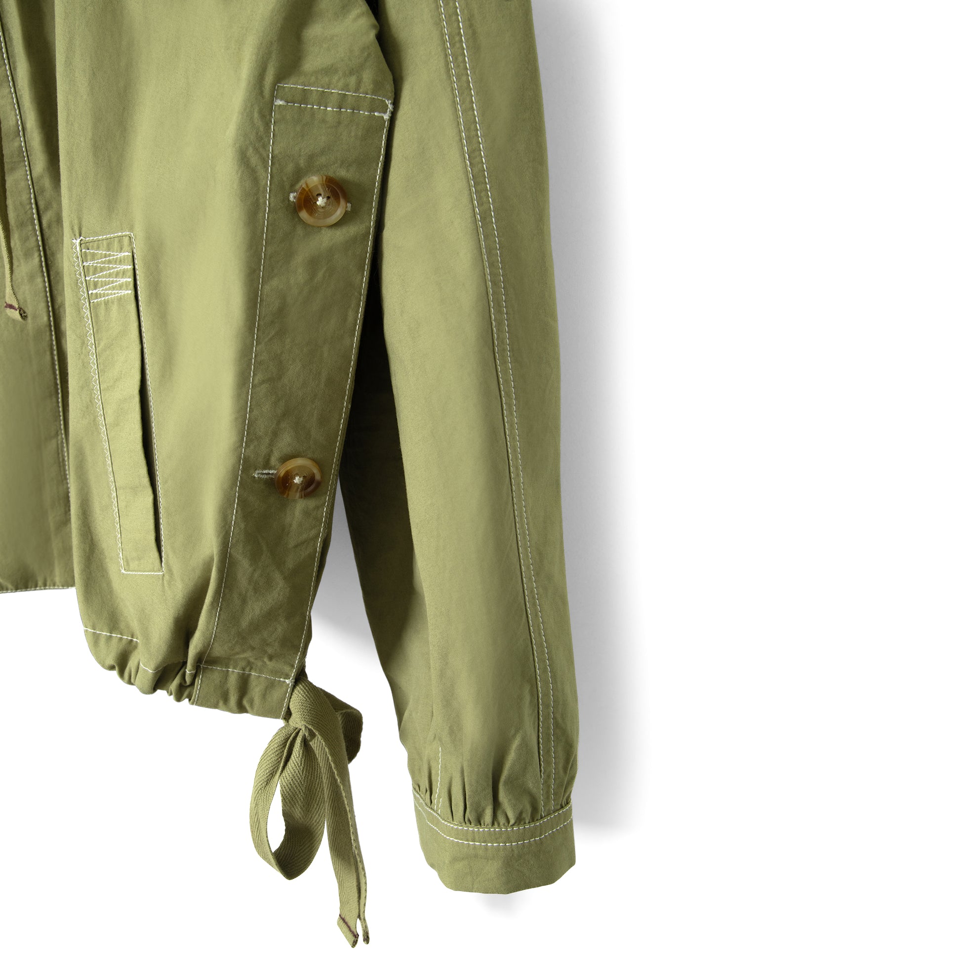 Damson Madder Blake Hooded Jacket Sage