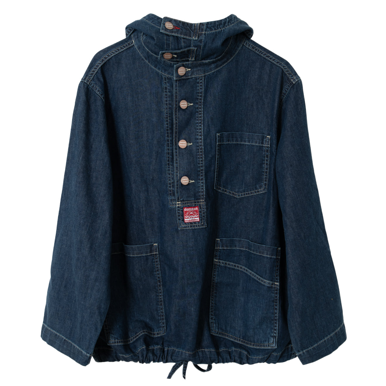 Damson Madder Briar Hoodie Neptune Wash