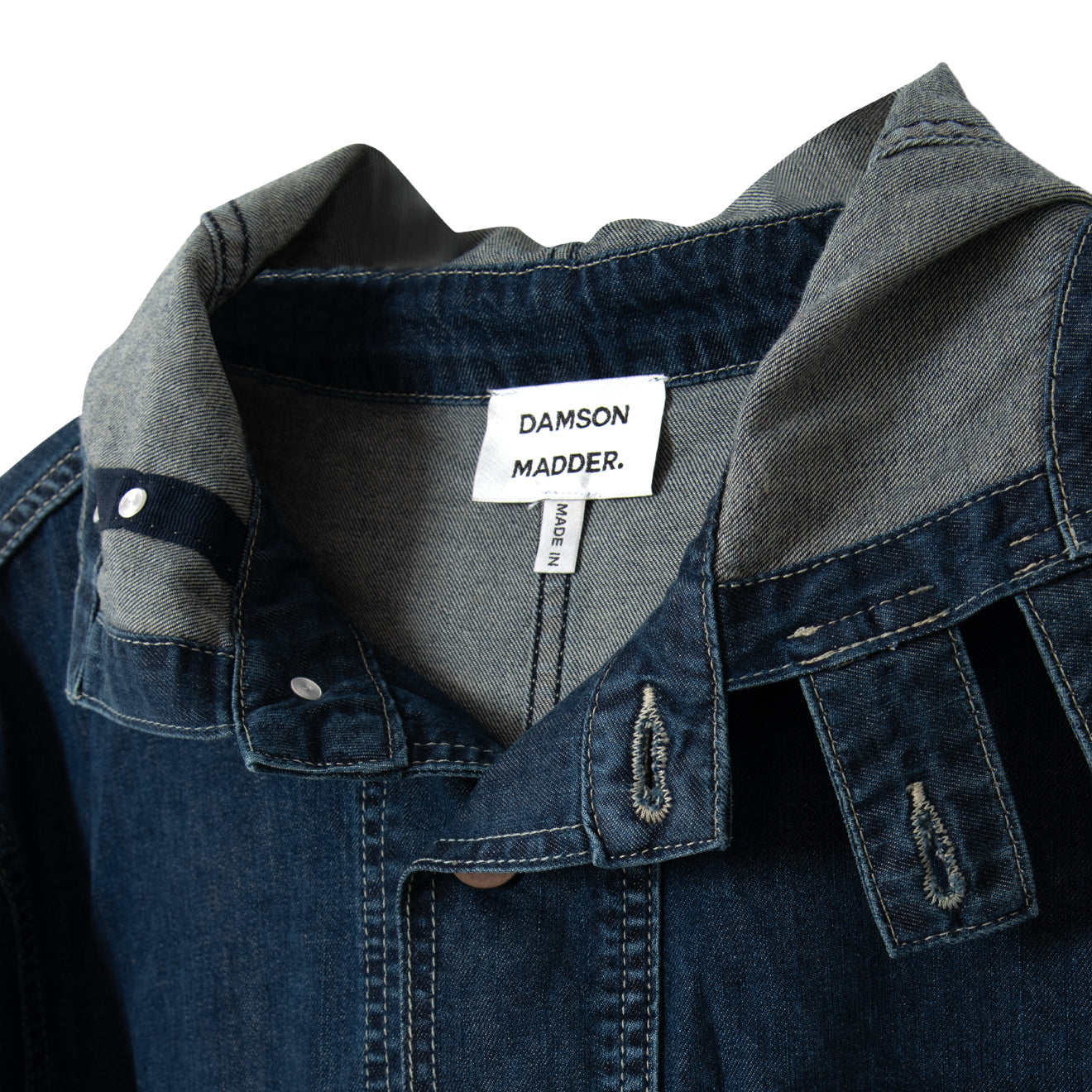 Damson Madder Briar Hoodie Neptune Wash