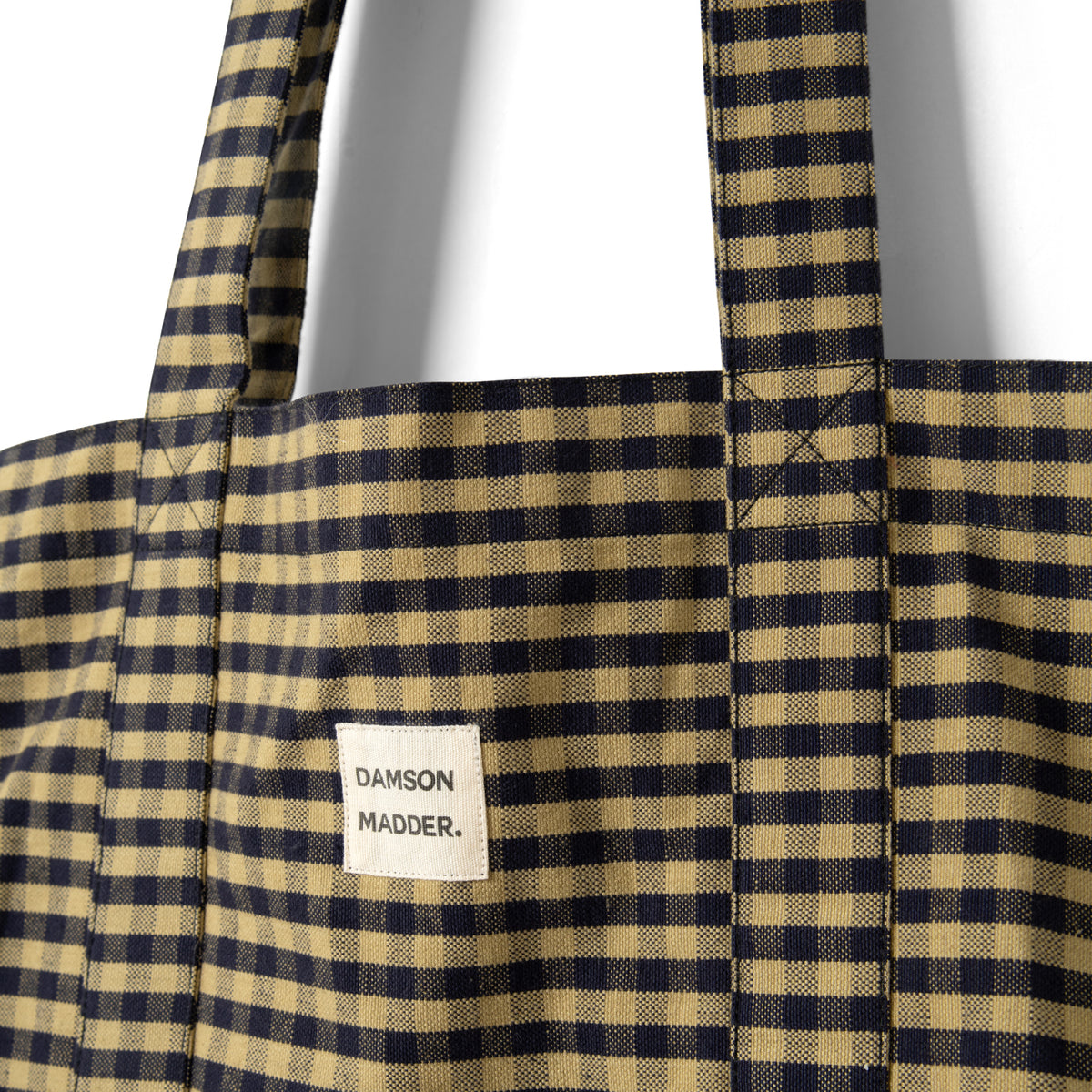 Damson Madder Canvas Tote Quince Jam / Gingham Multi