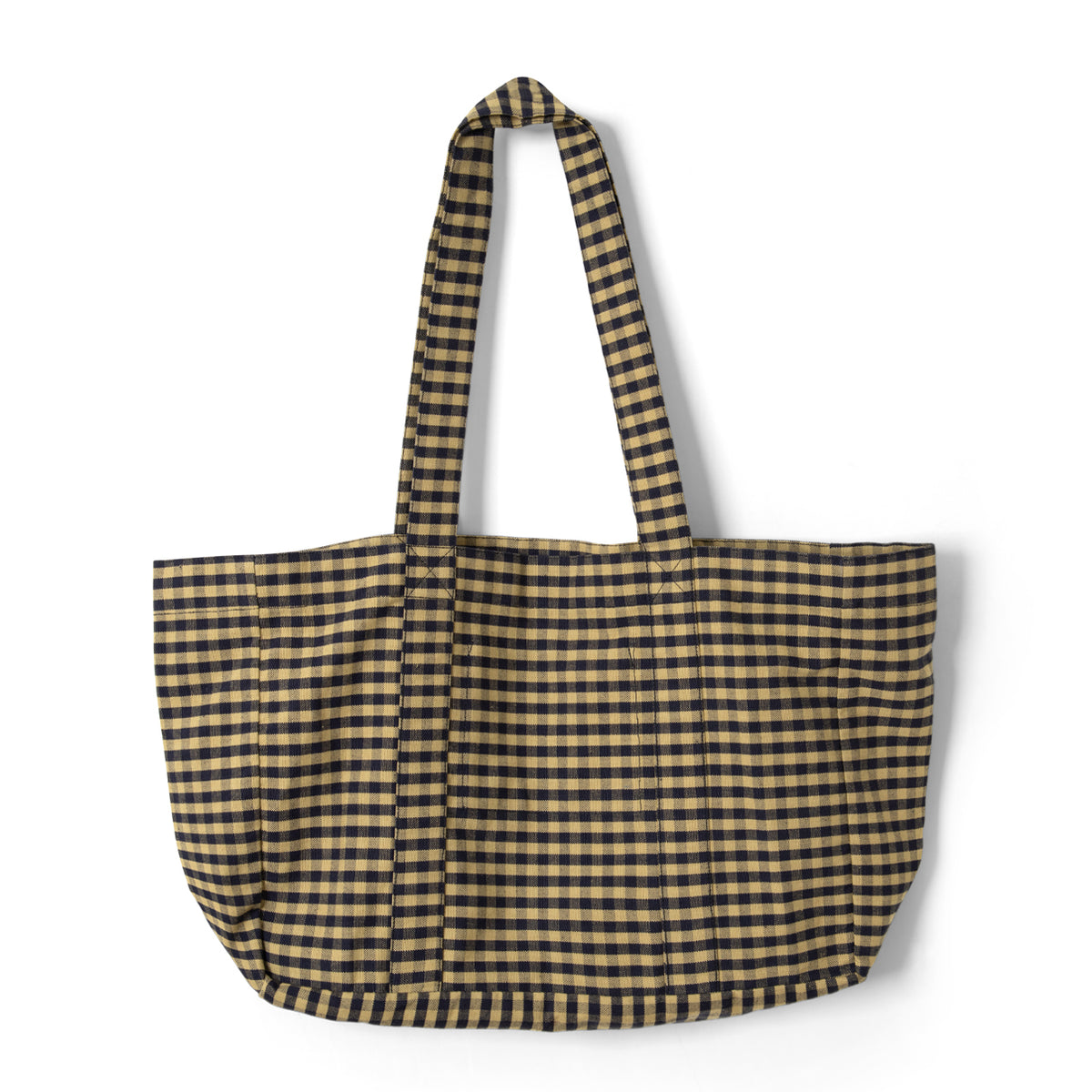 Damson Madder Canvas Tote Quince Jam / Gingham Multi