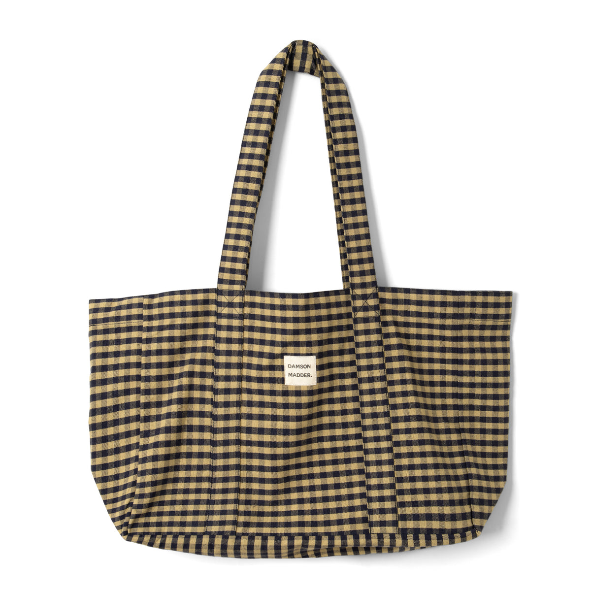Damson Madder Canvas Tote Quince Jam / Gingham Multi