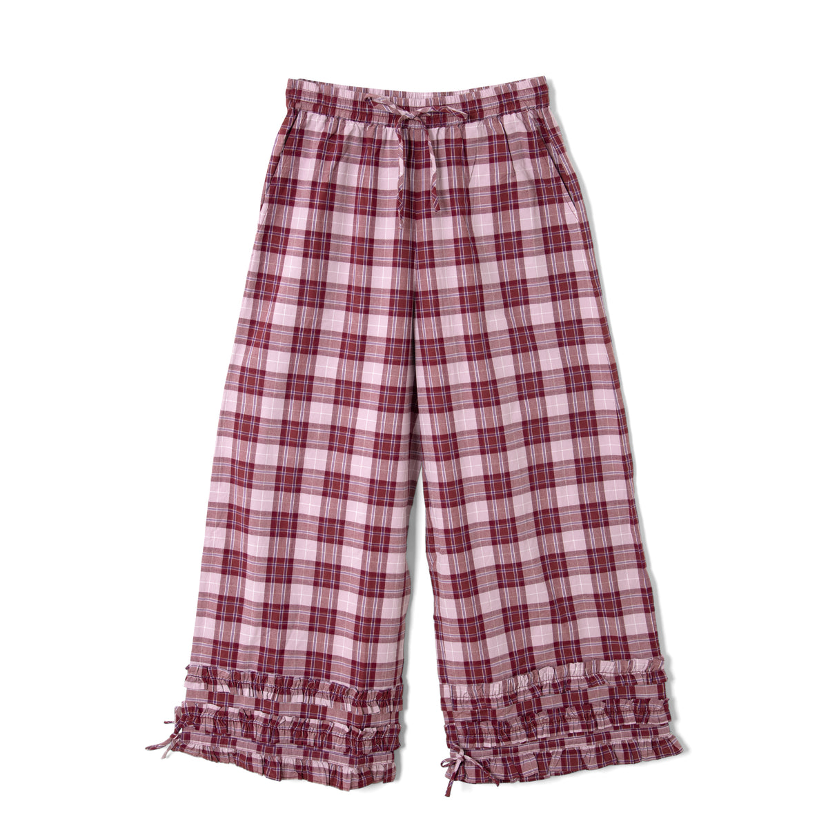 Damson Madder Elio Pj Set Berry Lilac Check