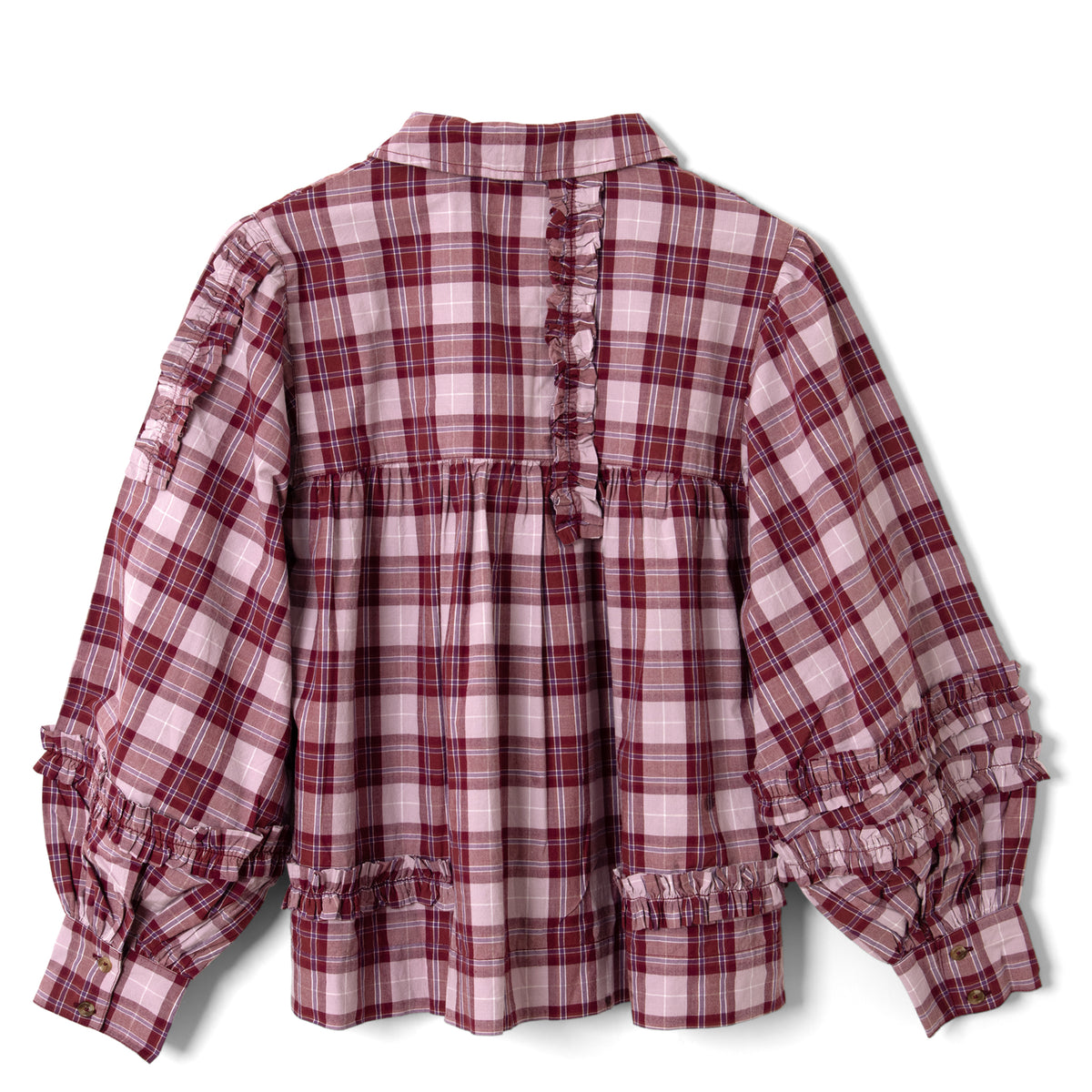 Damson Madder Elio Pj Set Berry Lilac Check