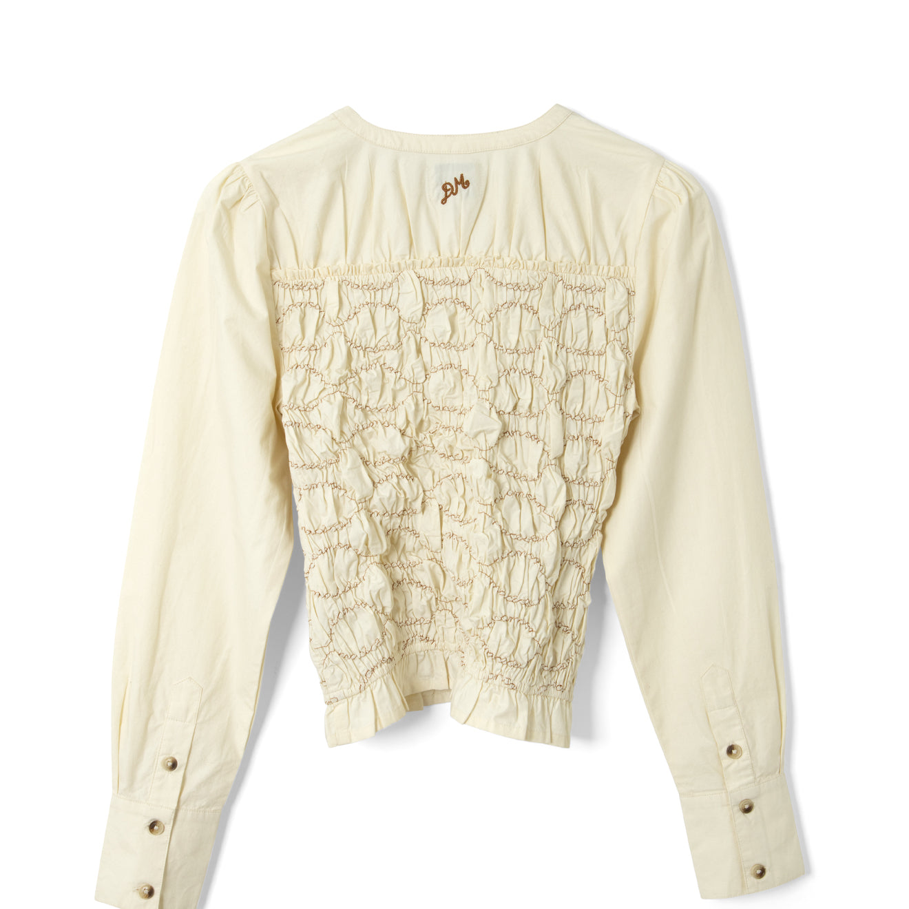 Damson Madder Elliana Smocked Cardi Butter Smocked