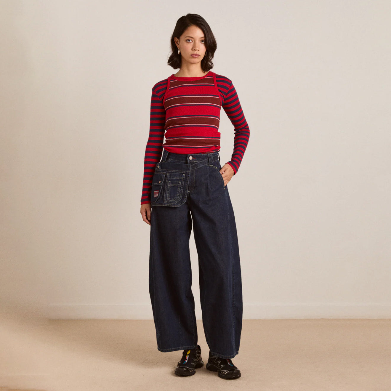 Damson Madder Erika Jean With Bag Neptune Wash