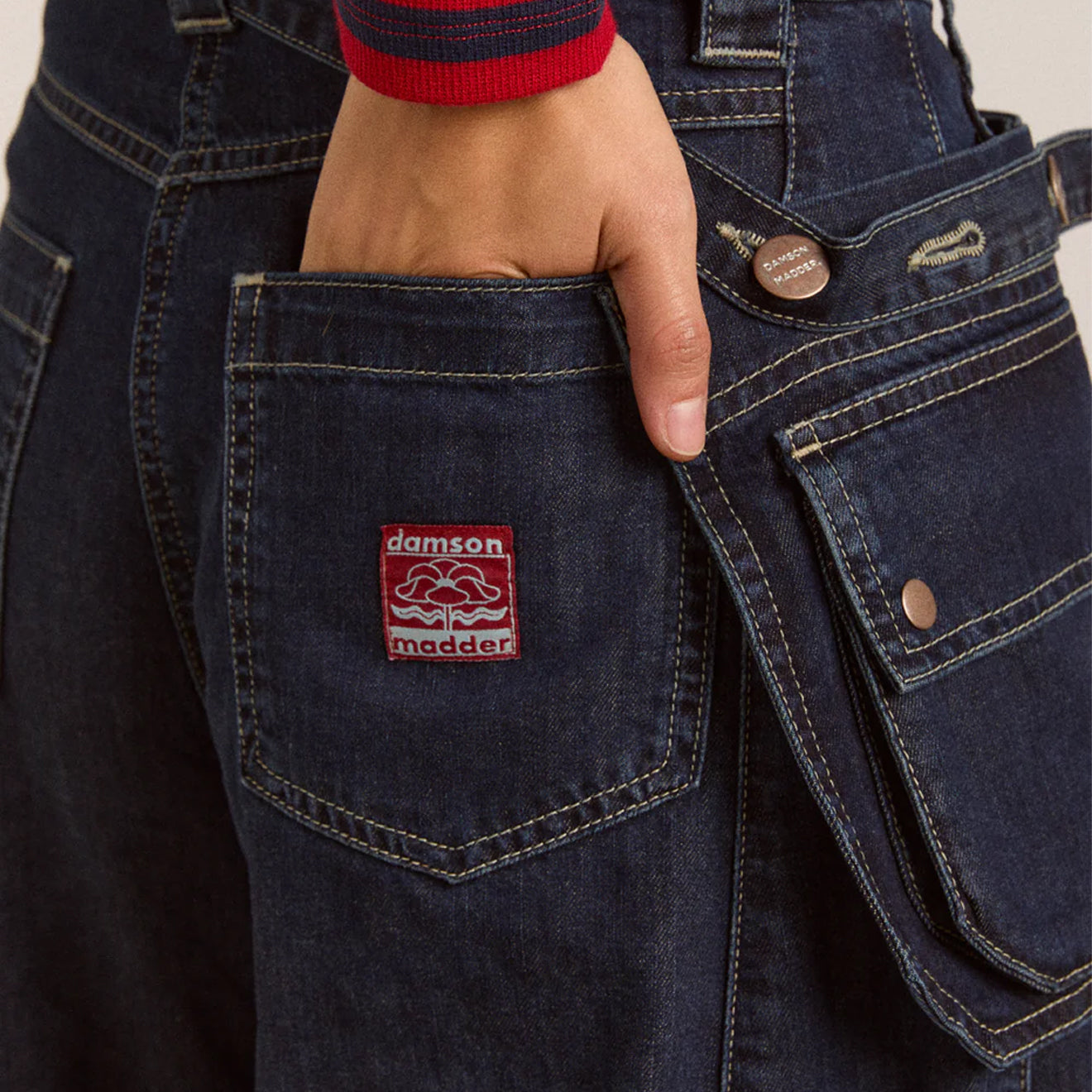 Damson Madder Erika Jean With Bag Neptune Wash