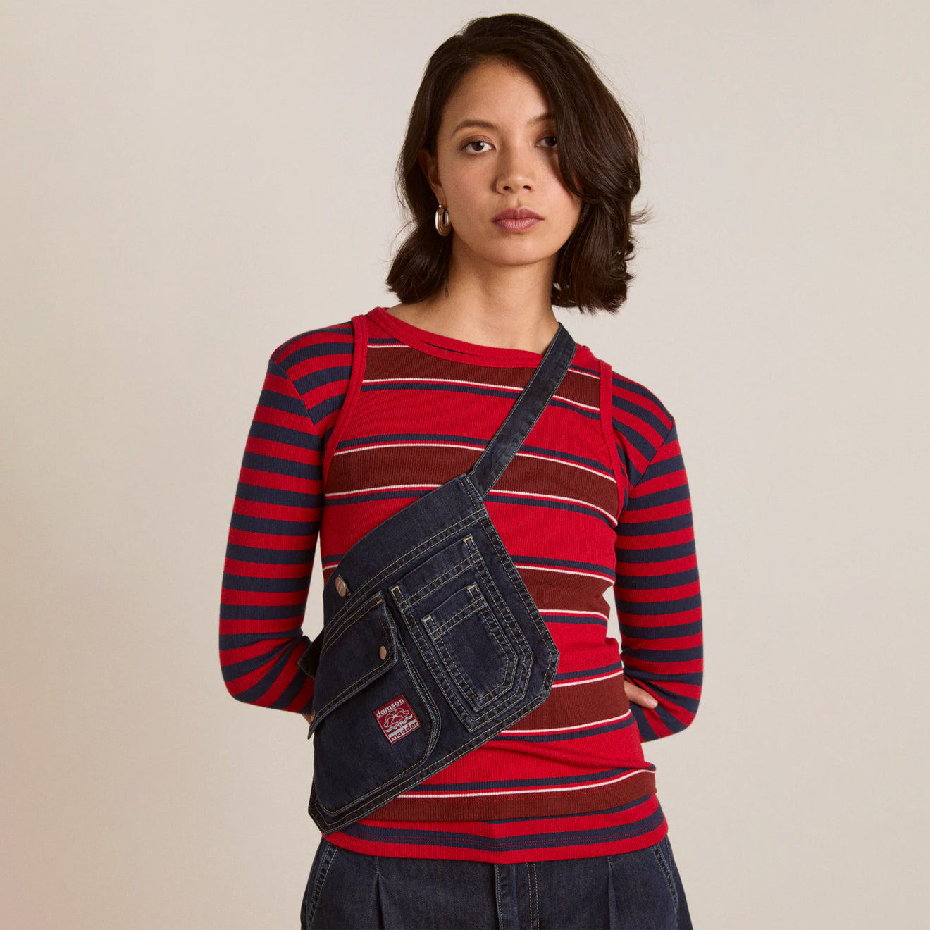 Damson Madder Erika Jean With Bag Neptune Wash