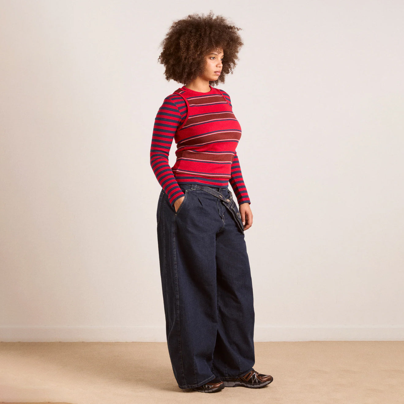 Damson Madder Erika Jean With Bag Neptune Wash