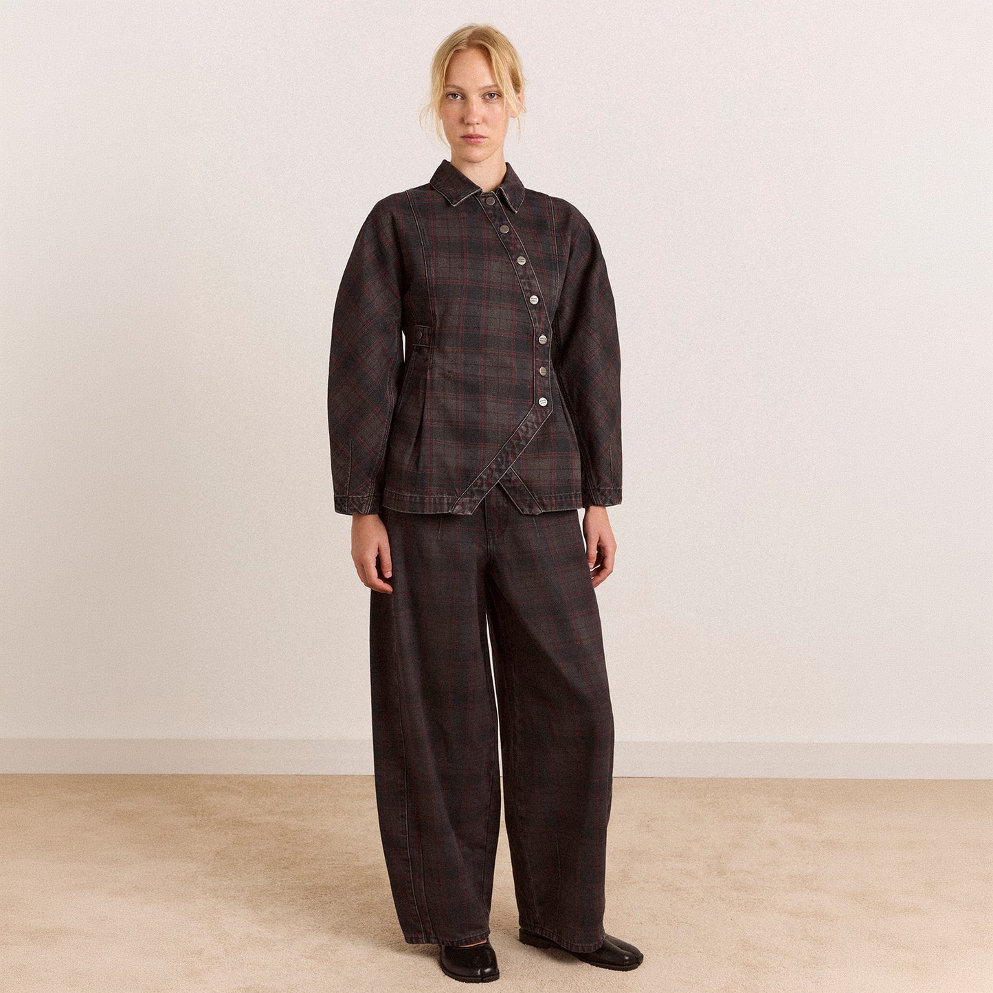 Damson Madder Erika Jeans Sirius Check Multi