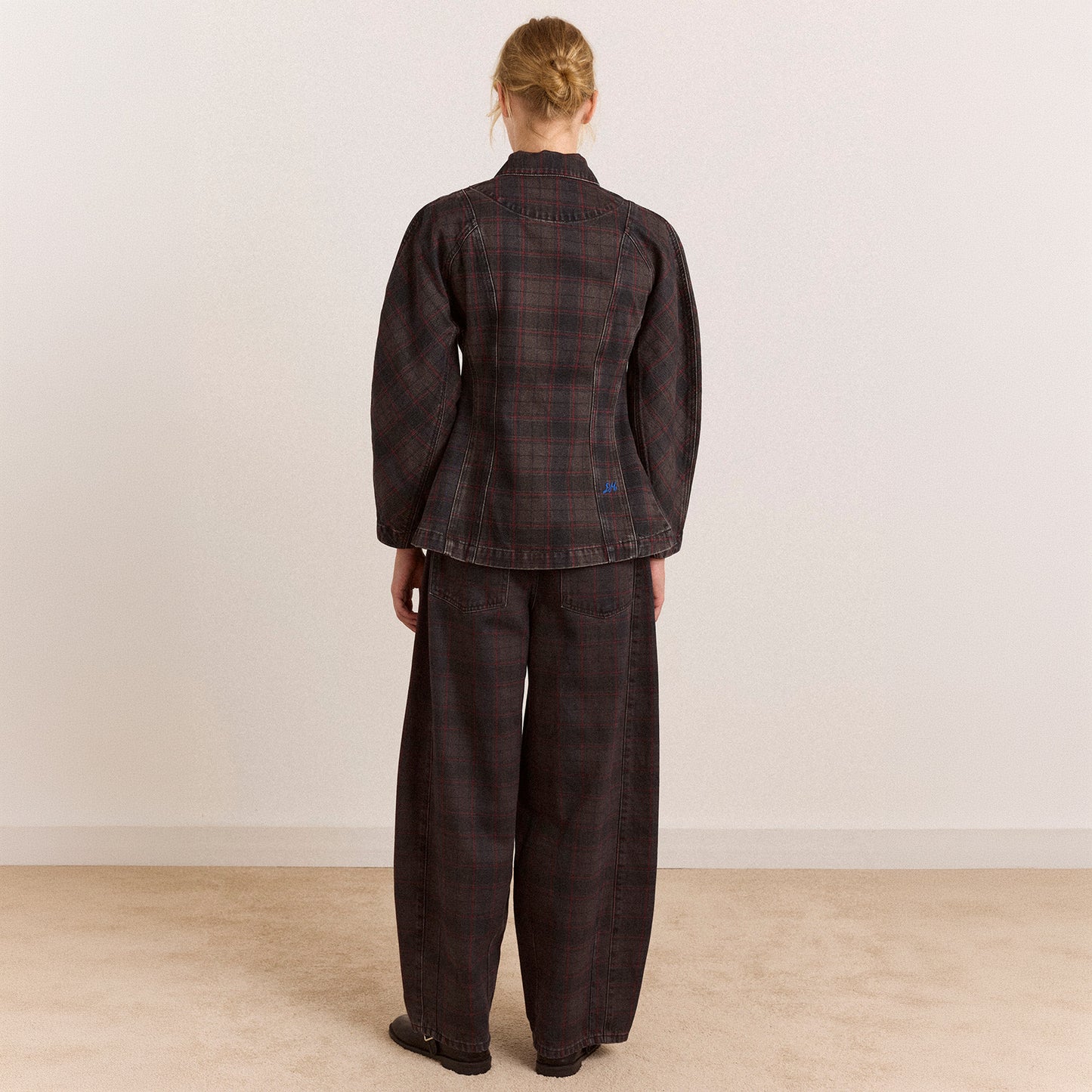 Damson Madder Erika Jeans Sirius Check Multi