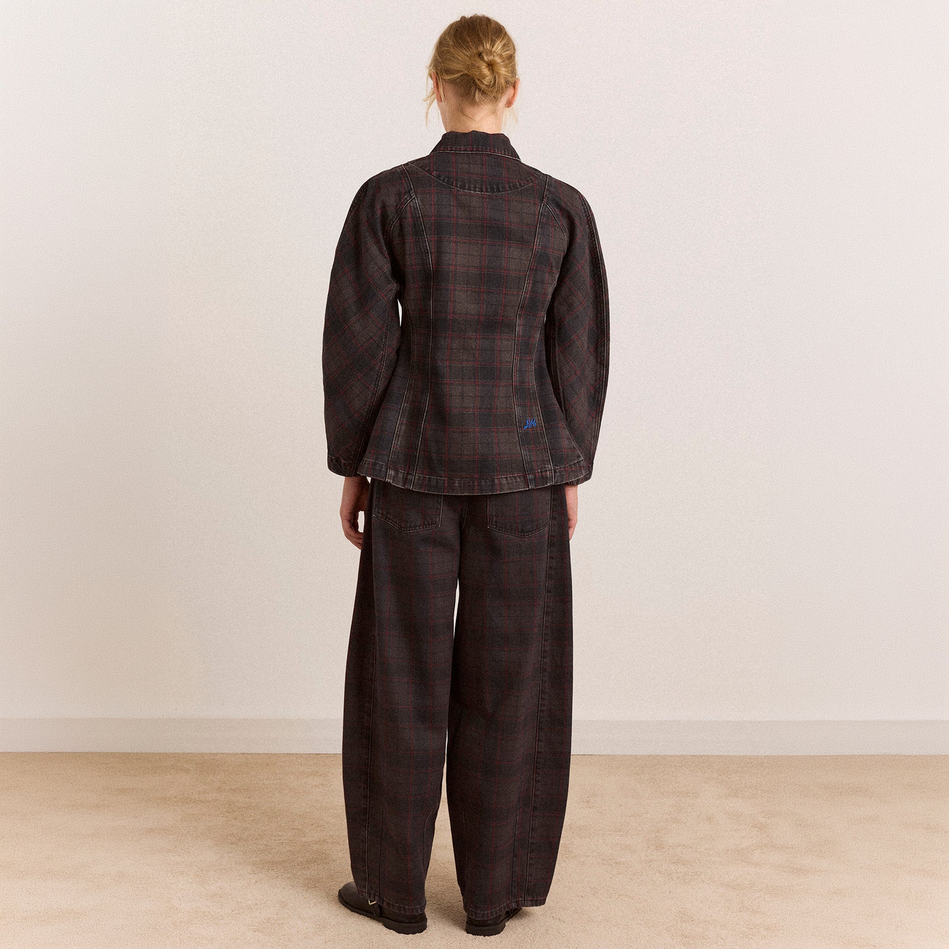 Damson Madder Erika Jeans Sirius Check Multi
