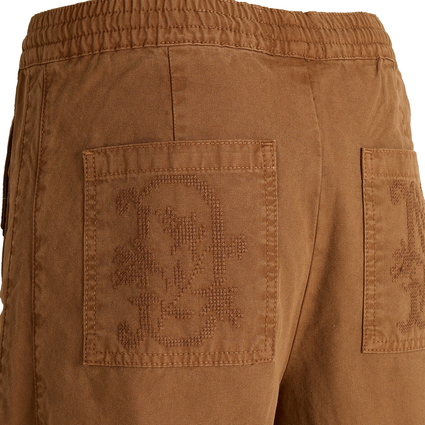Damson Madder Felix Twill Trouser Caramel - pam pam 