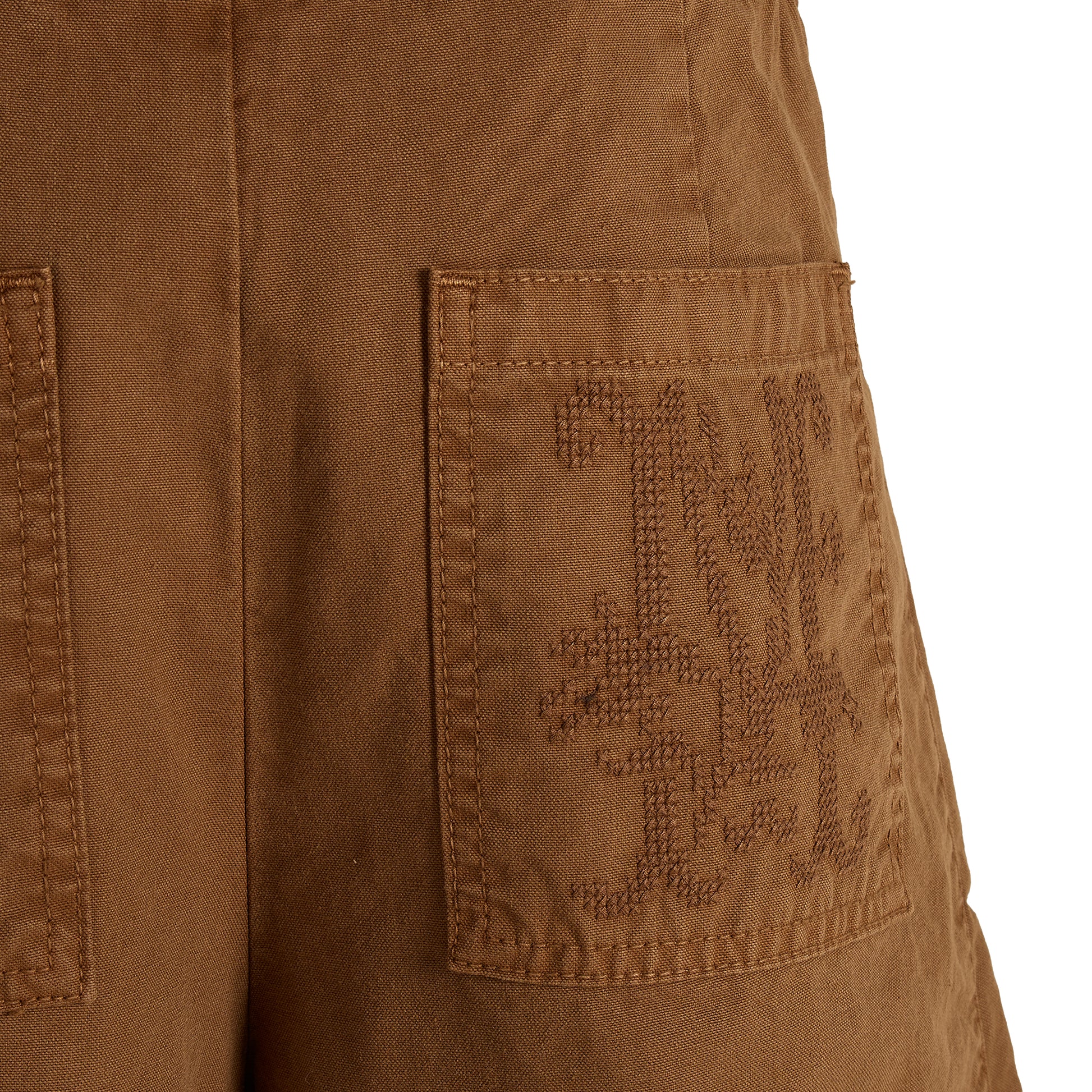 Damson Madder Felix Twill Trouser Caramel - pam pam 