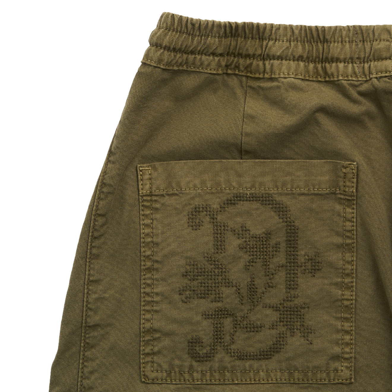 Damson Madder Felix Twill Trouser Olive