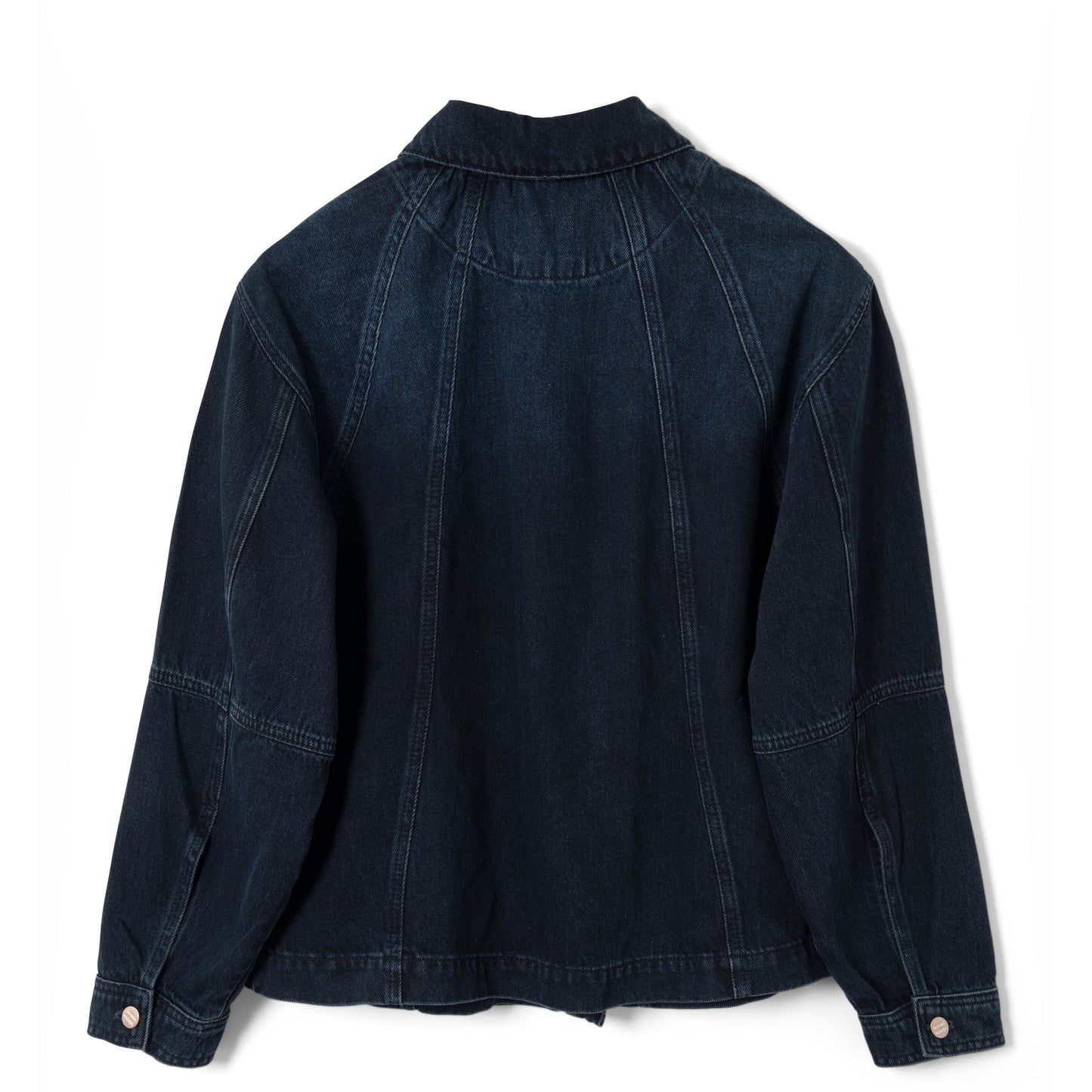 Damson Madder Finella Denim Shirt Wavy Seams - pam pam 