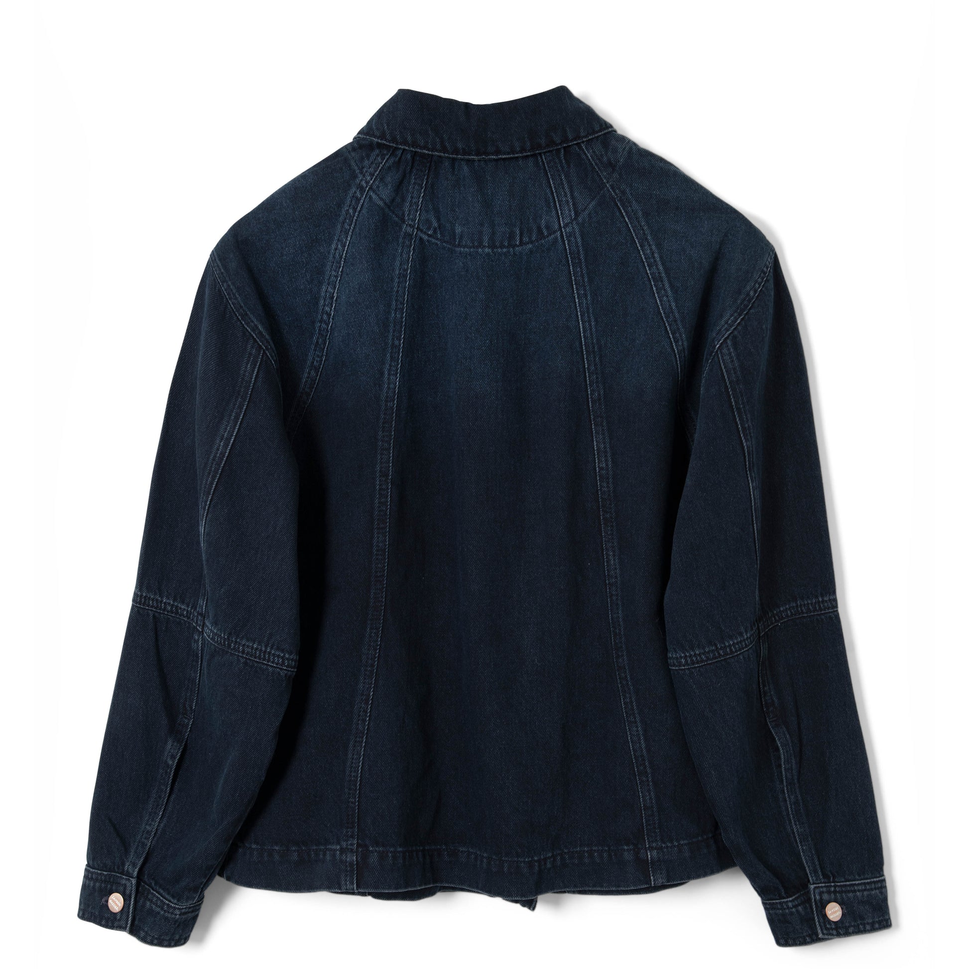 Damson Madder Finella Denim Shirt Wavy Seams - pam pam 