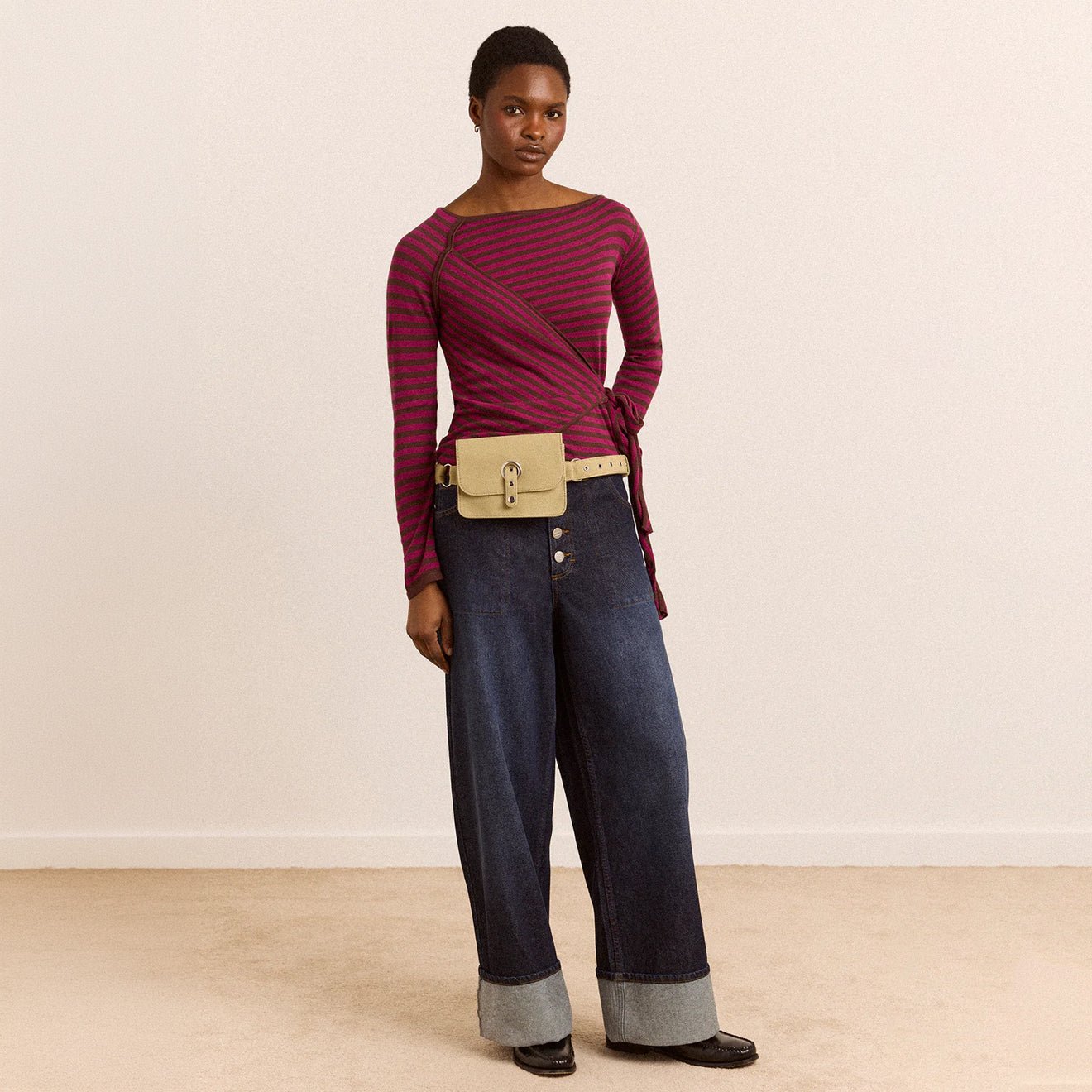 Damson Madder Fionn Belt Bag Sand