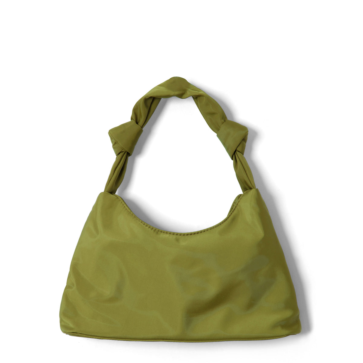 Damson Madder Heavy Satin Byron Bag Chartreuse